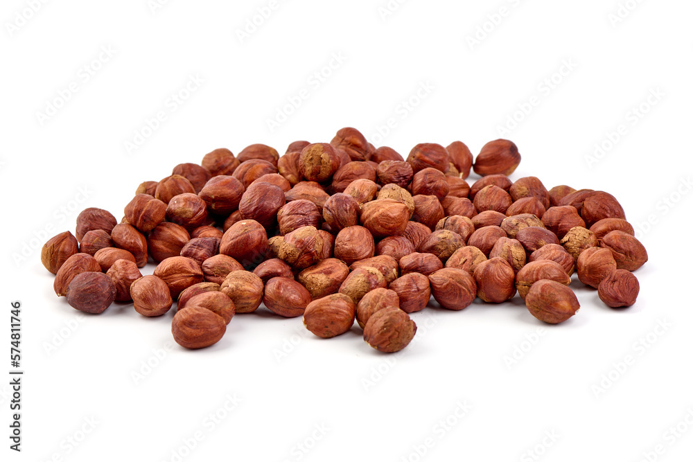 Hazelnut. Fresh organic filbert nut, isolated on white background. Hazelnut. Fresh organic filbert nut, isolated on white background.