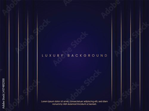 luxury royal blue and golden abstract background