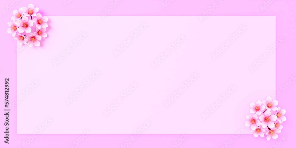 Beautiful pink background with Sakura flowers (Japanese cherry blossoms) Beautiful pink background with Sakura flowers (Japanese cherry blossoms)