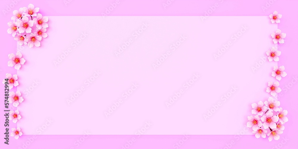 Beautiful pink background with Sakura flowers (Japanese cherry blossoms) Beautiful pink background with Sakura flowers (Japanese cherry blossoms)