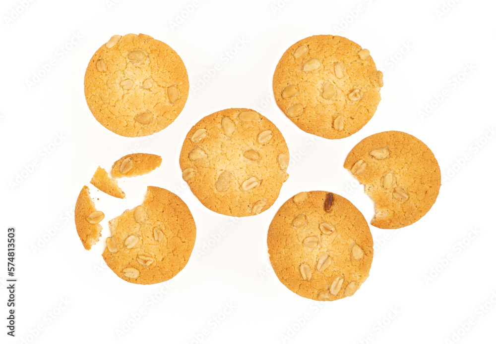Cookies isolated on white background. Cookies isolated on white background.