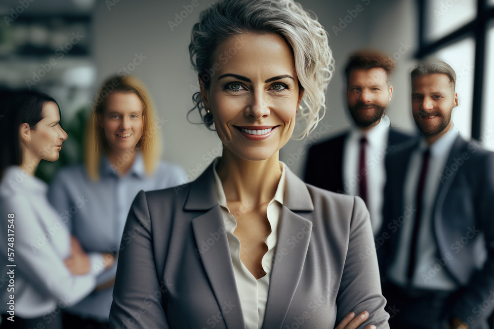 Female business lady manager (AI Generated) Female business lady manager (AI Generated)