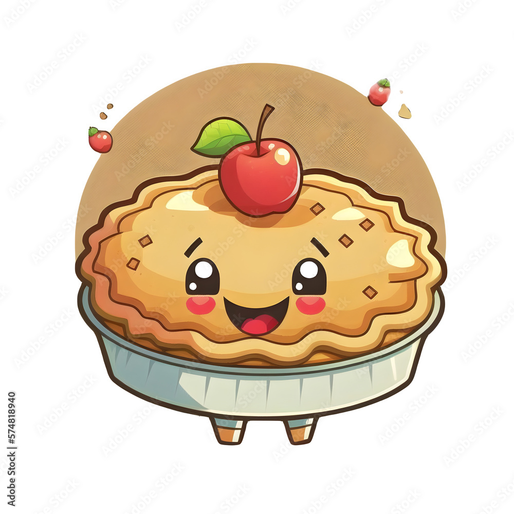 Thanksgiving Pie! Bring some Thanksgiving cheer to your home with this illustration Thanksgiving Pie! Bring some Thanksgiving cheer to your home with this illustration