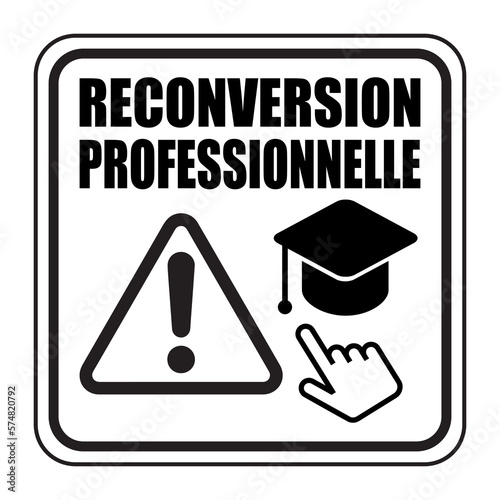 Logo reconversion professionnelle.