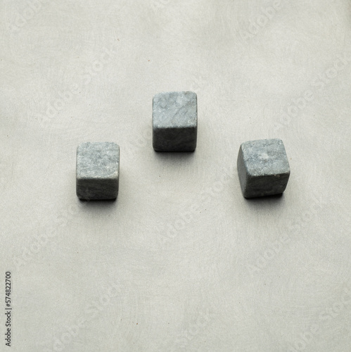 gray stones on a gray background