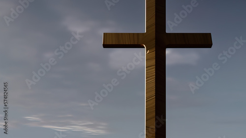 Christian Cross: A Symbolic Reminder of God's Unconditional Love, Generative AI