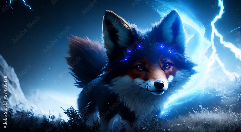 Cute Young Fox [AI Generative]