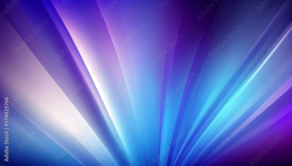 Blue and purple radiant gradient background. Presentation background. Generative AI