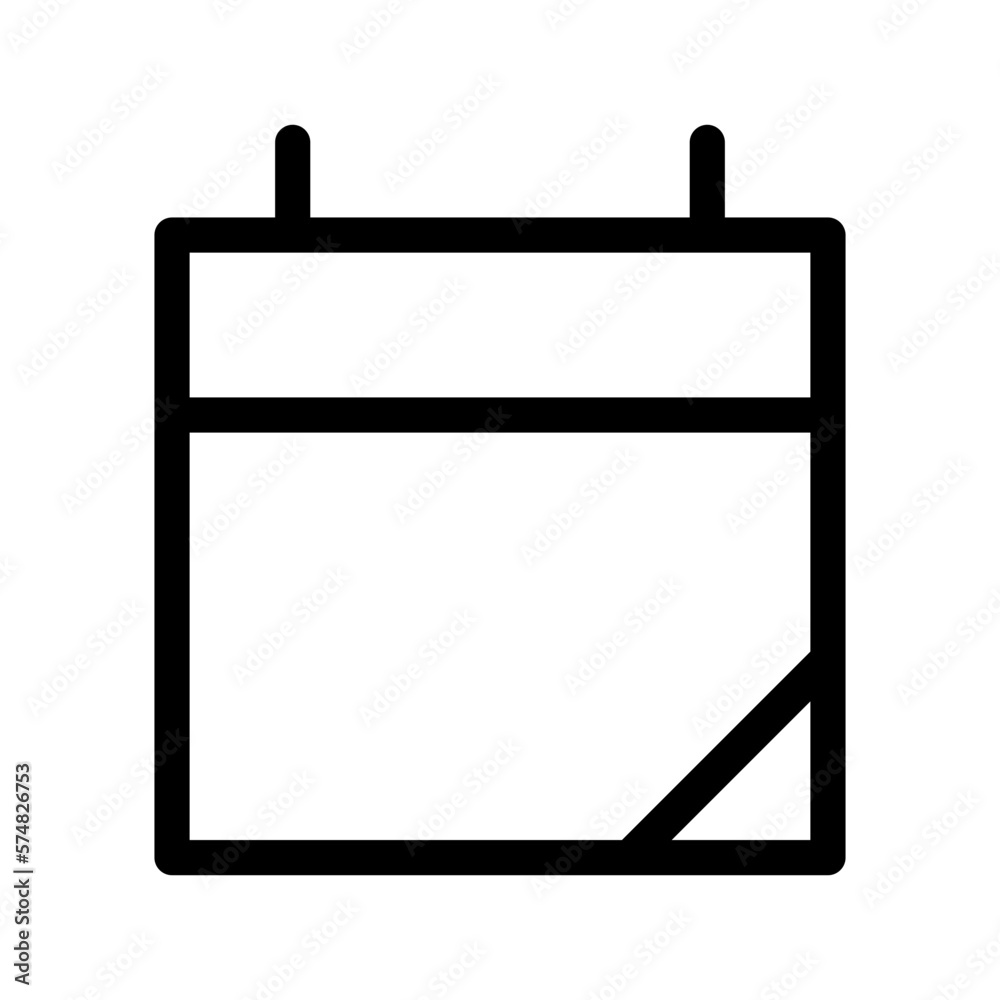 Calendar Icon Vector Symbol Design Illustration Calendar Icon Vector Symbol Design Illustration