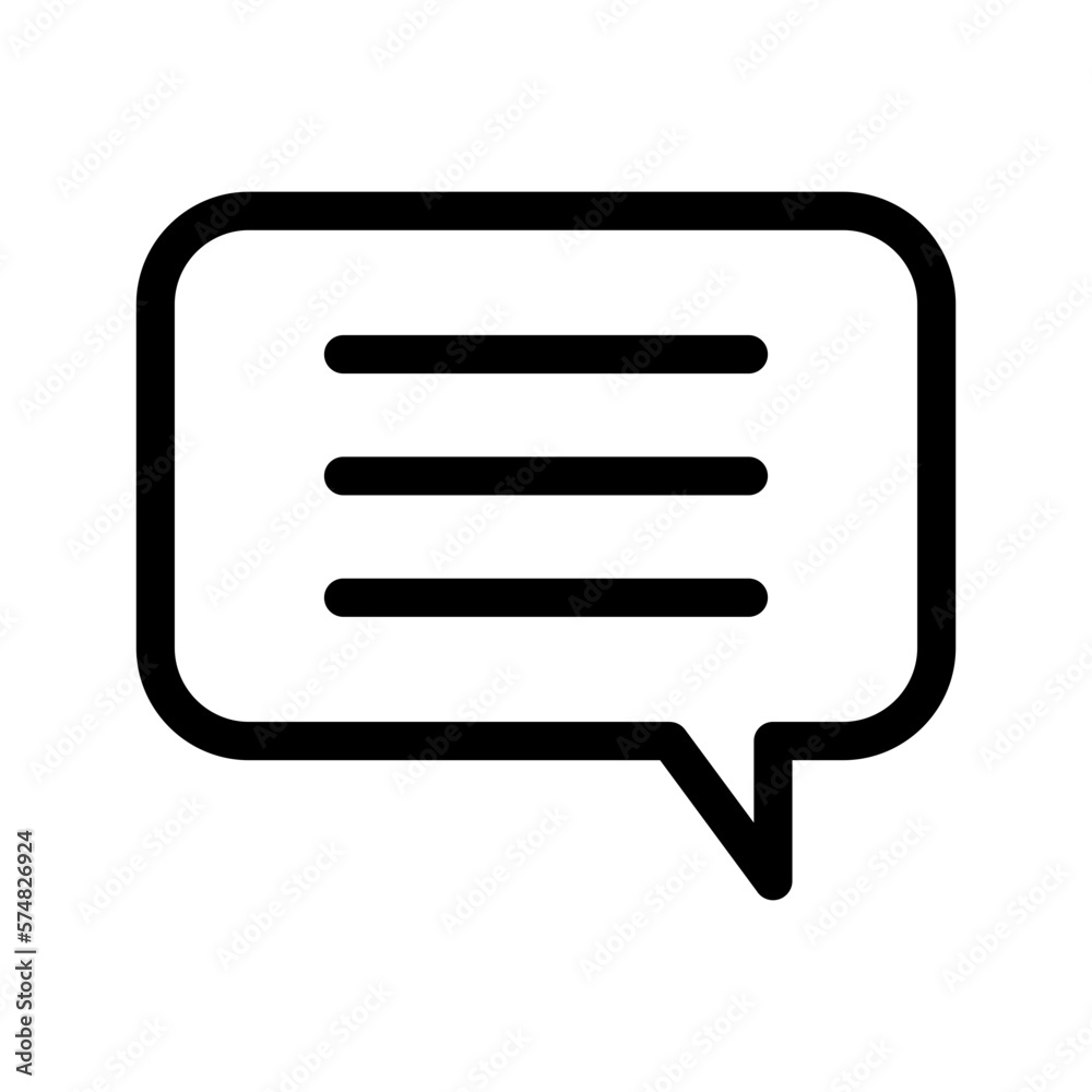 Chat Icon Vector Symbol Design Illustration Chat Icon Vector Symbol Design Illustration