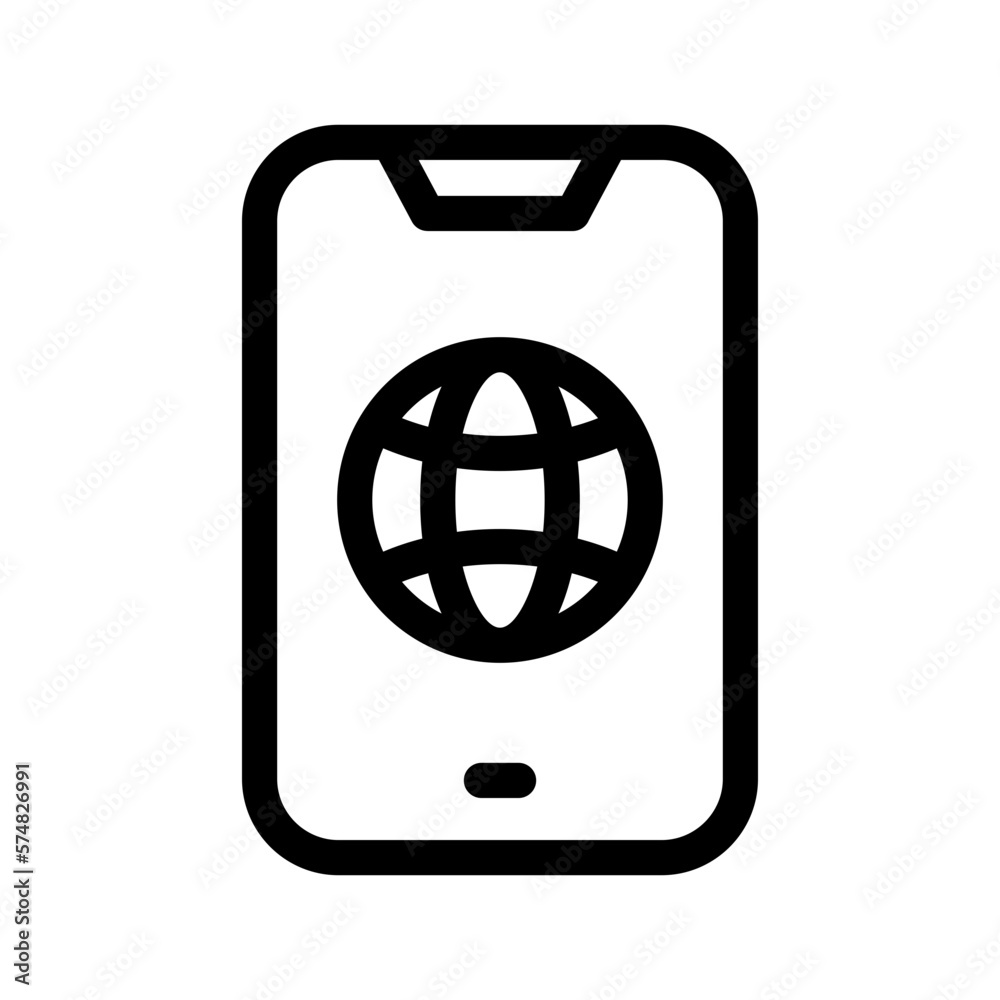 Smartphone Icon Vector Symbol Design Illustration Smartphone Icon Vector Symbol Design Illustration
