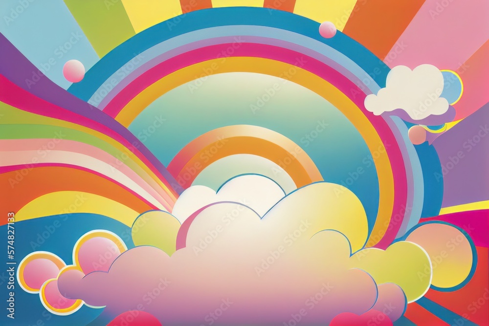 Groovy abstract pastel background. Generative AI Groovy abstract pastel background. Generative AI