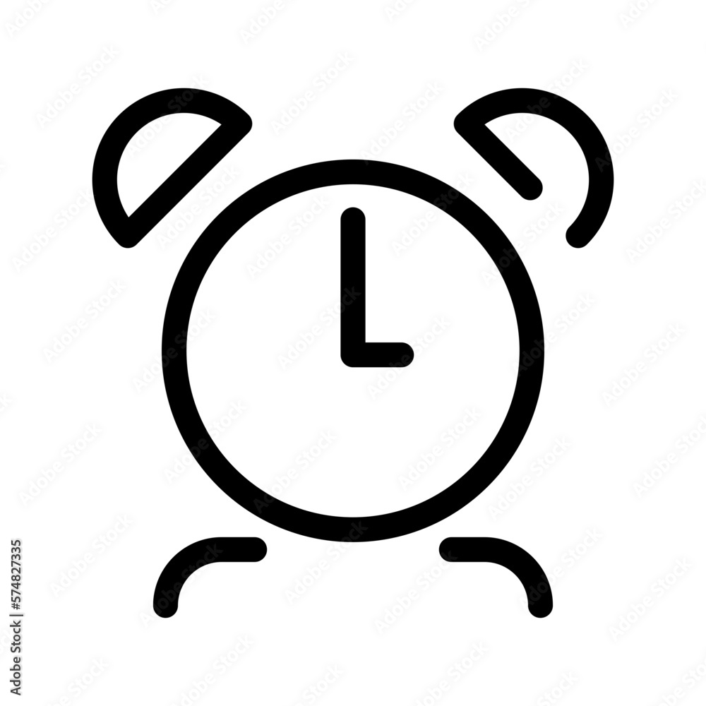 Alarm Clock Icon Vector Symbol Design Illustration Alarm Clock Icon Vector Symbol Design Illustration