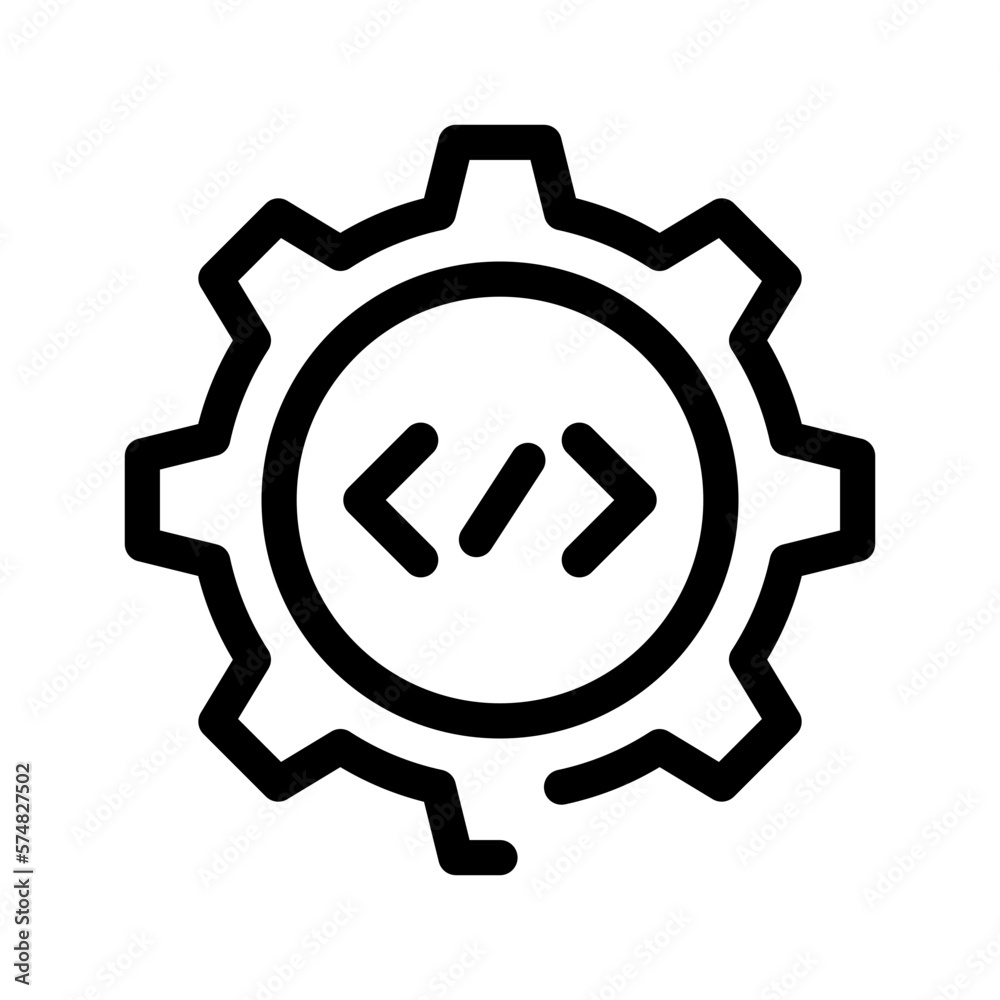 Code Editor Icon Vector Symbol Design Illustration Code Editor Icon Vector Symbol Design Illustration