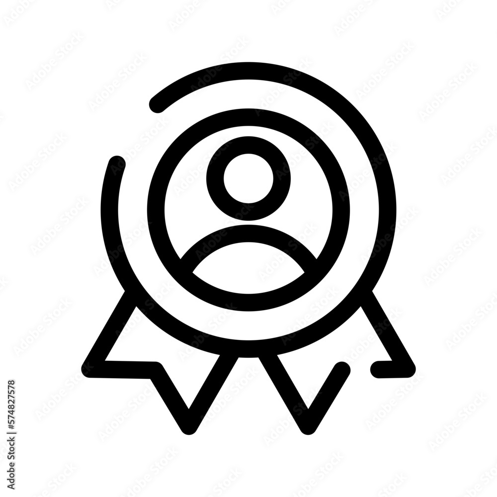 Employee Award Icon Vector Symbol Design Illustration Employee Award Icon Vector Symbol Design Illustration