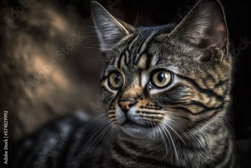 Britisch Kurzhaar Katze traumhaft, generative AI
