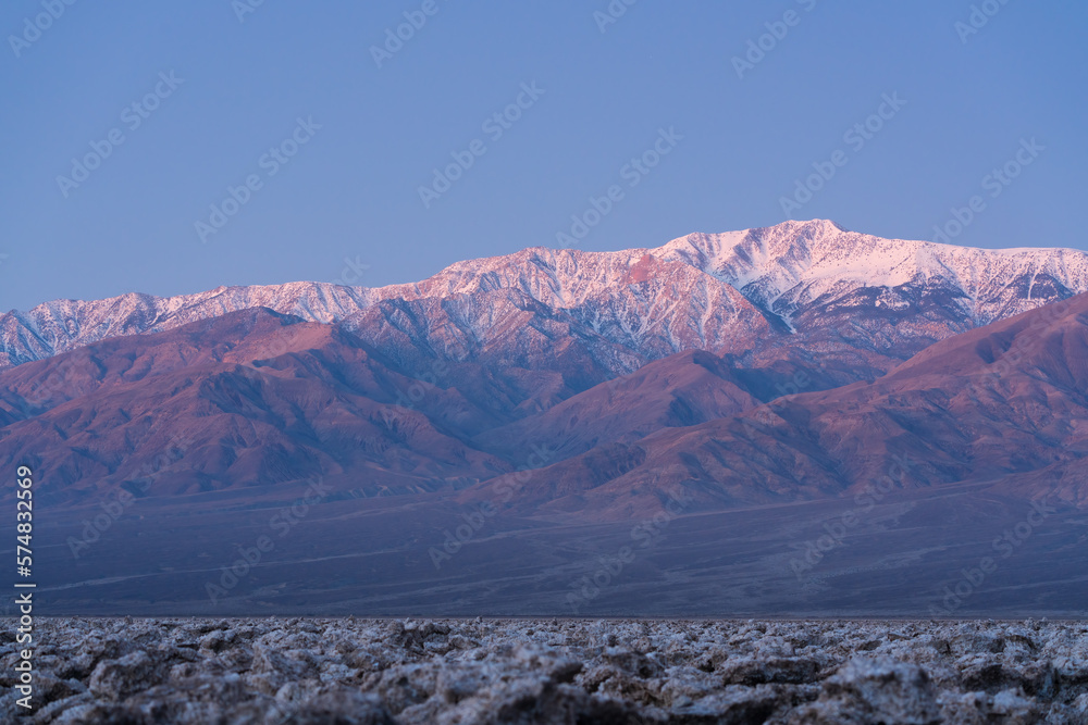 The Panamint Range is a short rugged fault-block mountain range in the northern Mojave Desert, within Death Valley National Park 