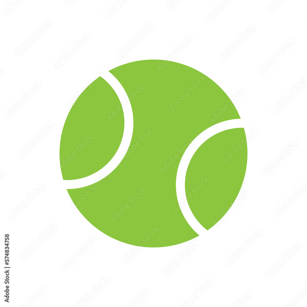 Tennis ball vector icon trendy style illustration on white background..eps