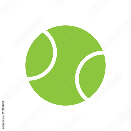 Tennis ball vector icon trendy style illustration on white background..eps