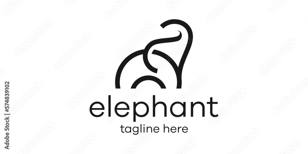 logo design creative elephant icon vector illustration inspiration logo design creative elephant icon vector illustration inspiration