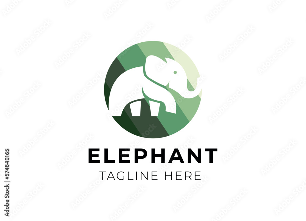 elephant logo vector icon illustration elephant logo vector icon illustration