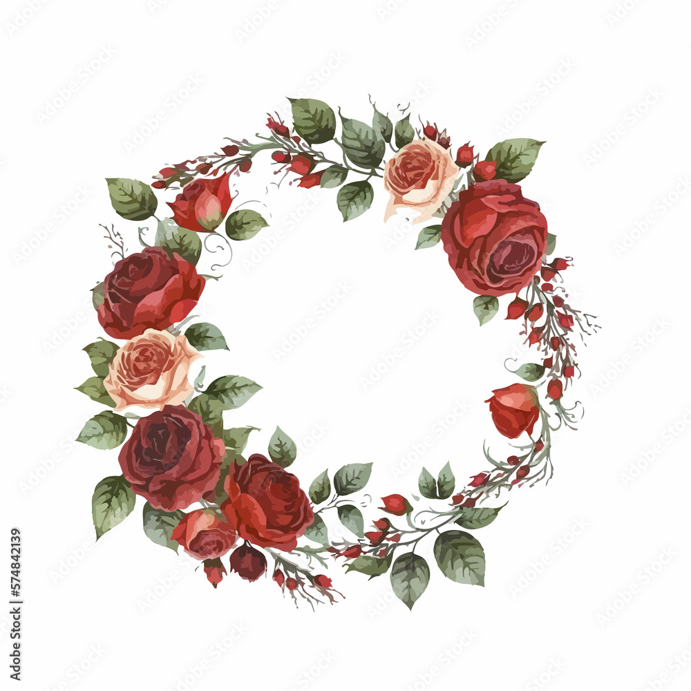 frame of roses frame of roses