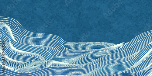 海　夏　和柄　背景