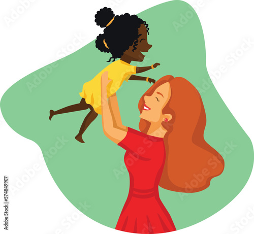 Black Lives Matter, BLM, No Racism, Statement. Young African Americans: man and woman against racism. Black citizens are fighting for equality. 