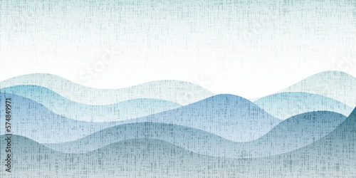 海　夏　和柄　背景