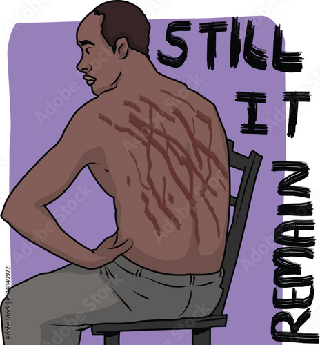 Black Lives Matter, BLM, No Racism, Statement. Young African Americans: man and woman against racism. Black citizens are fighting for equality. 