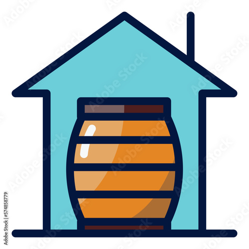 Homebrew filled outline icon
