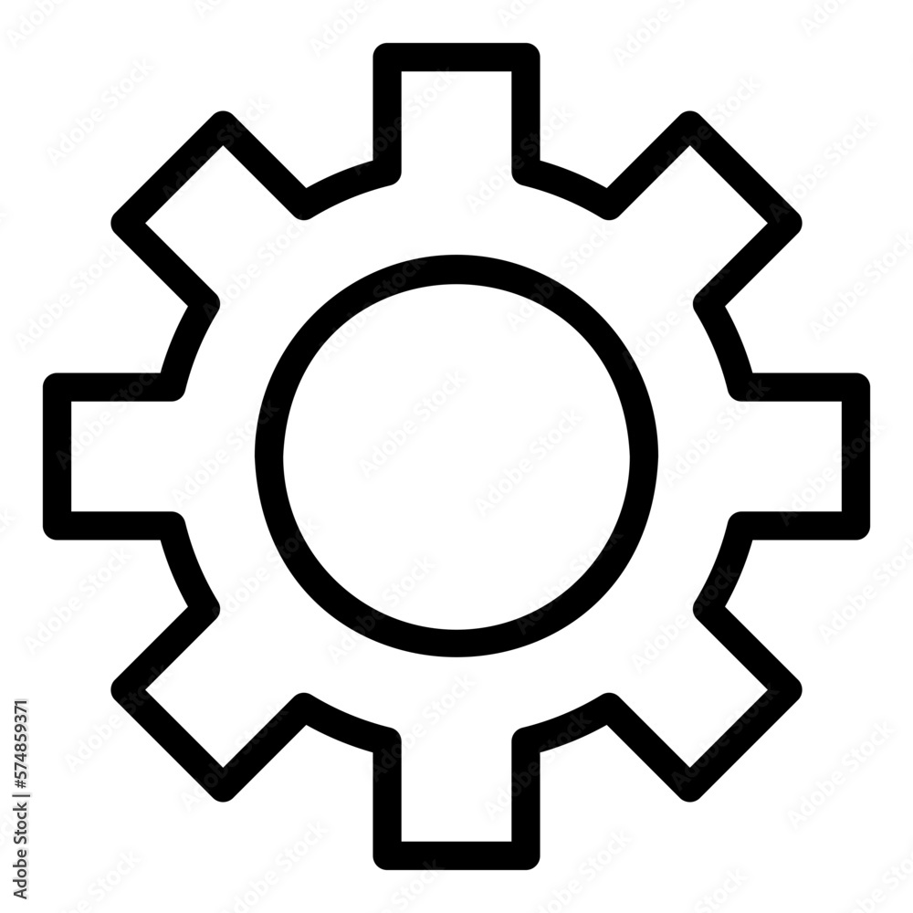 setting line icon