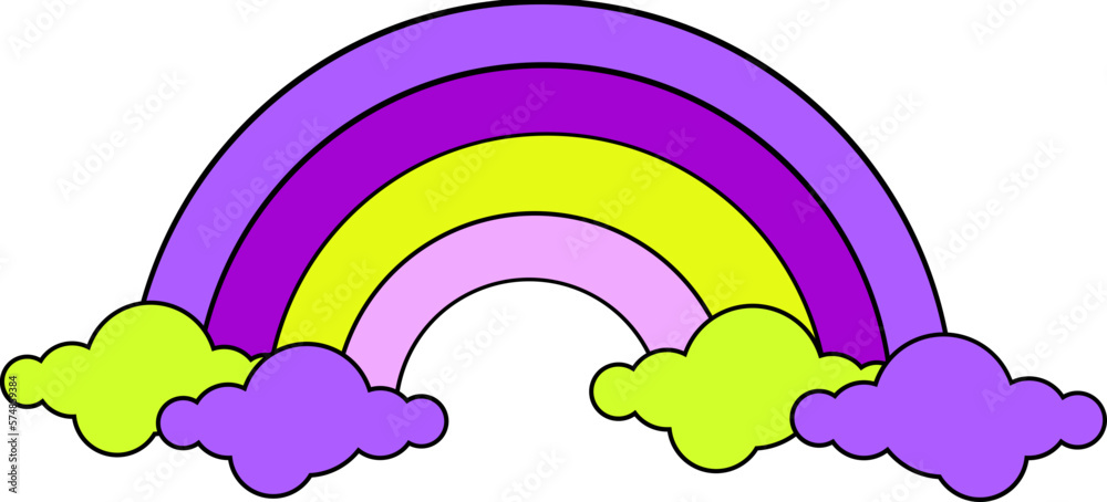 Psychedelic Icon Illustration Element Psychedelic Icon Illustration Element