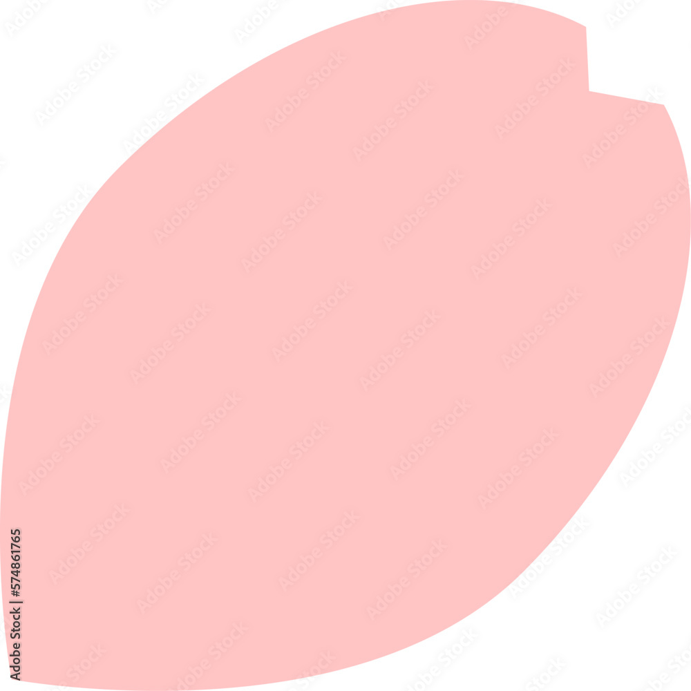 Illustration of a cute and simple cherry blossom isolated Illustration of a cute and simple cherry blossom isolated