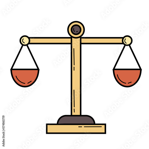 Law Icon Illustration Element