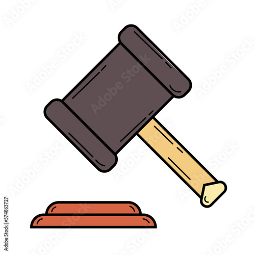 Law Icon Illustration Element