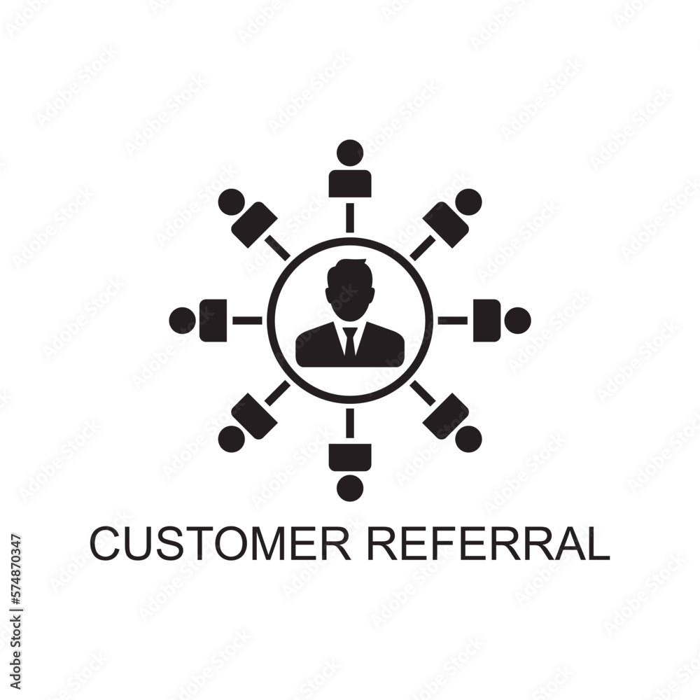 customer referral icon , advertising icon customer referral icon , advertising icon