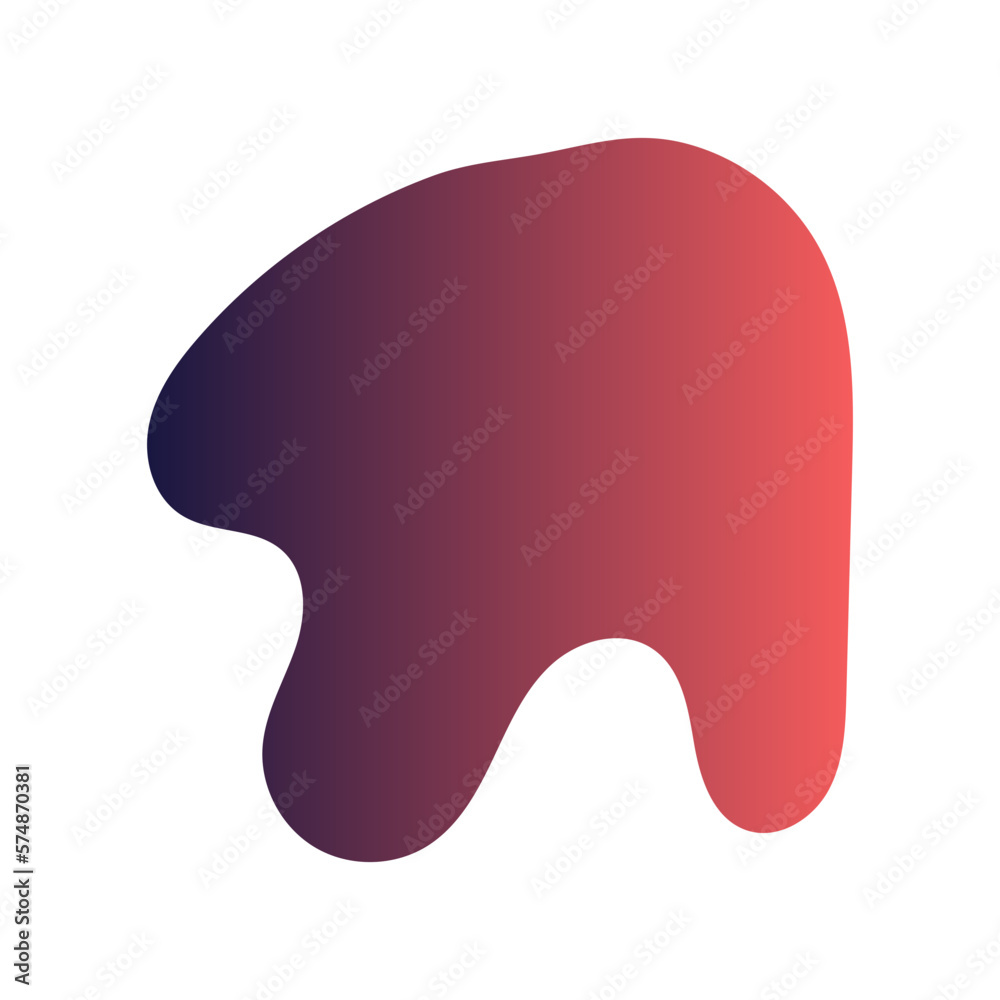 Abstract Gradient Shape Element