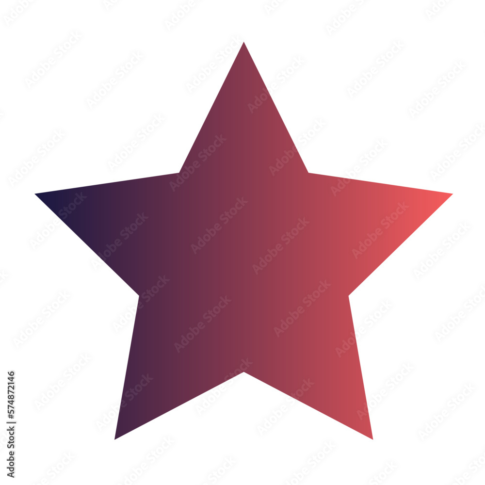 Obraz premium Geometric Gradient Shape