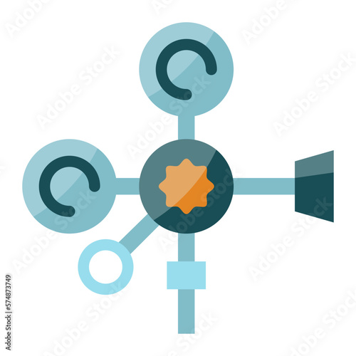 Regulators flat icon
