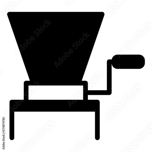 Grinder glyph icon