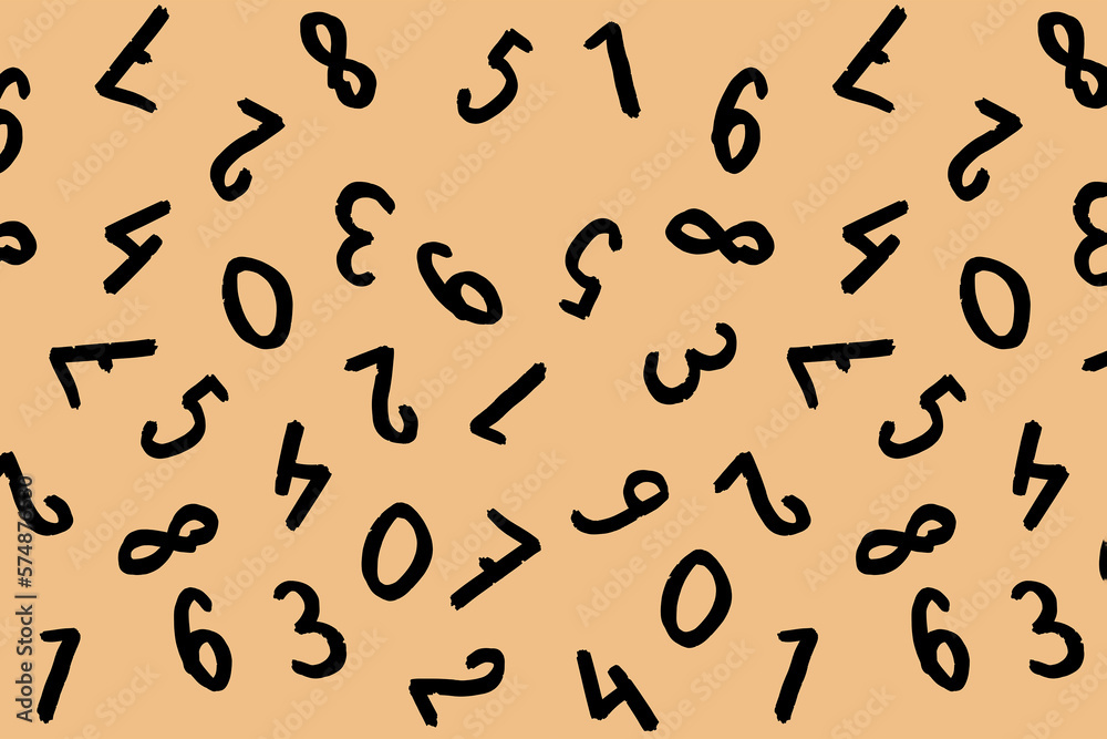 template with the image of keyboard symbols. a set of numbers. Surface template. pastel yellow orange background. Horizontal image. template with the image of keyboard symbols. a set of numbers. Surface template. pastel yellow orange background. Horizontal image.