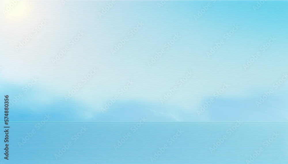 Beautiful Designer Seasonal Background with Pale blue Color Hue Summer Modern Wallpaper Template with Vibrant Hues and Stunning Scenery for Presentation, Ad, and All Applications (generative AI)