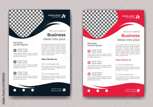 New Flyer Design Template. 