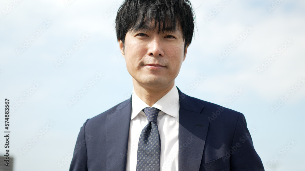 ビジネスマンの男性