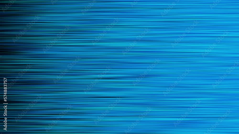 Shiny blue thin lines move sideways—Abstract 4k background at 60fps.