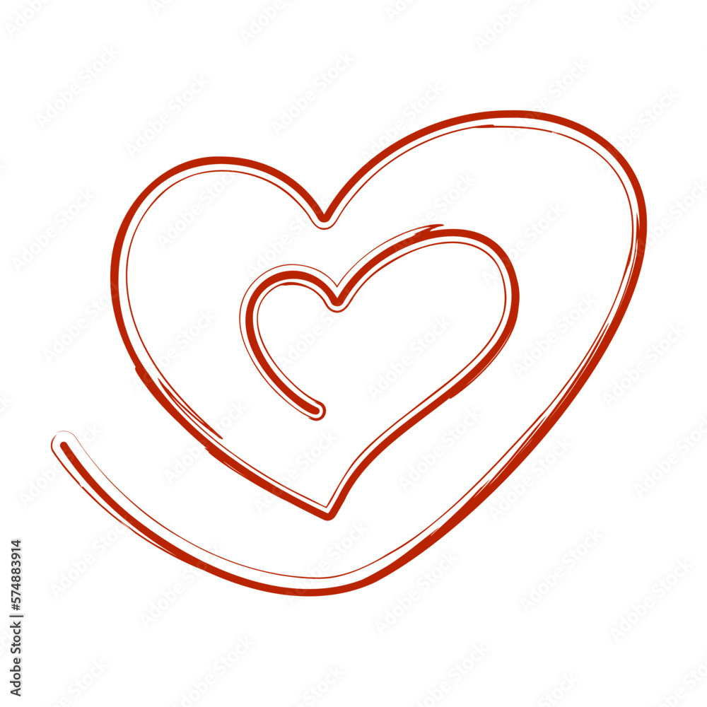 heart beat brush isolated on white background, vector illustration. heart beat brush isolated on white background, vector illustration.