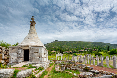Messene, Greece. The ancient Grave photo