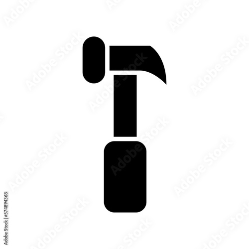 brick hammer icon or logo isolated sign symbol vector illustration - high quality black style vector icons
