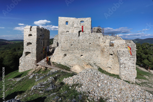 Slovakia - Ruin of castle Hrusov near Nitra photo